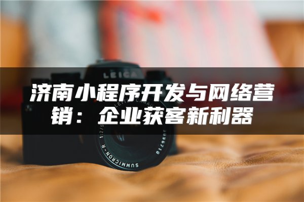 济南小程序开发与网络营销：企业获客新利器