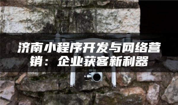 济南小程序开发与网络营销：企业获客新利器